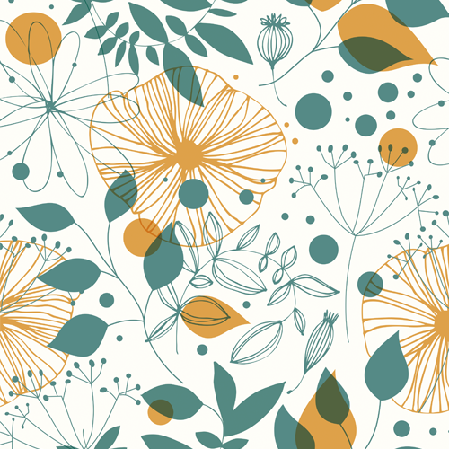 Adesivo Papel de Parede - Floral Abstrato-2